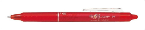 Lapicera Roller Borrable Pilot Frixion Retractil Colores Vs Color de la tinta Rojo Color del exterior Clicker