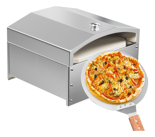 Horno De Pizza De Lena Al Aire Libre Con Piedra De Pizza, Ho