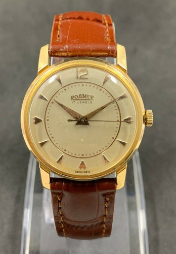 Precioso Antiguo Reloj Vintage Roamer Cuerda