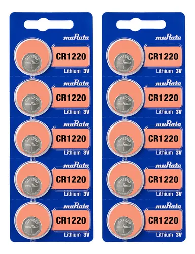 Batería Murata Cr1220 Dl1220 Cell De Moneda De Litio Ecrv