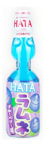 Bebida Japonesa Ramune Sabor Mora Azul 200ml Gasificada