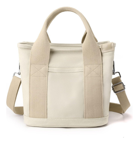 Blostirno Bolso Tote De Lona Para Mujer Elegante Bolso Peque