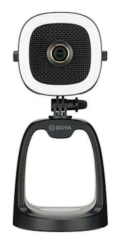 Microfono Boya By Cm6a Con Camara Web Y Luz Led