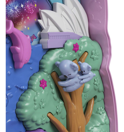 Set De Juego Polly Pocket Estuche Bolso Aventuras De Koala
