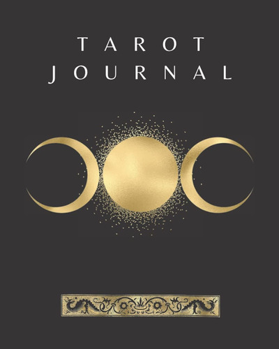 Libro: Diario De Tarot: Diario De Tarot Negro Y Dorado. Elij