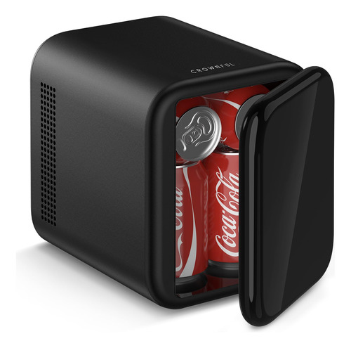 Crownful Mini Nevera Portatil De 4 Litros/6 Latas, Refrigera