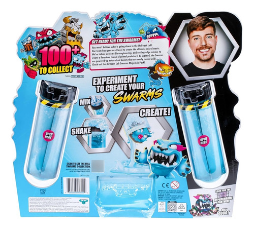 Mrbeast Lab Swarms Mega Lab 12 Pk Tuff Top - Experimenta Añ