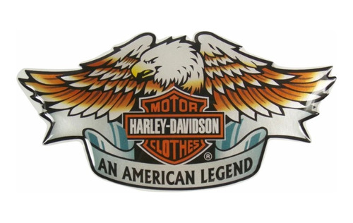 Adesivo Harley Davidson An American Resinado