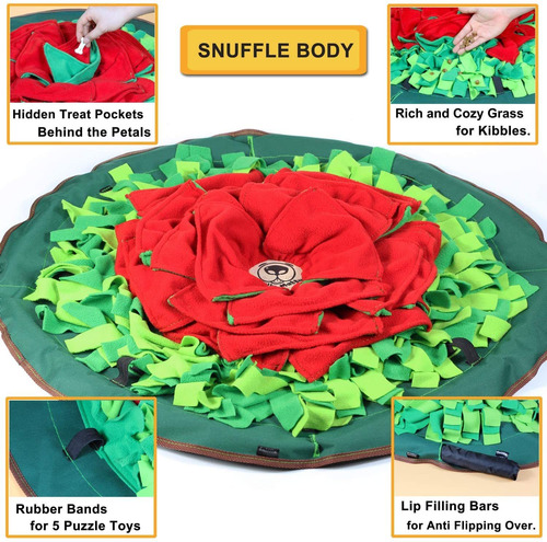 Sniffiz Smellymatty Snuffle Mat For Dogs  Interactive Food I