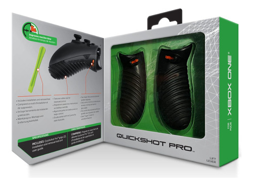 Bionik Quickshot Pro Para Xbox One: Agarre Personalizado Negro