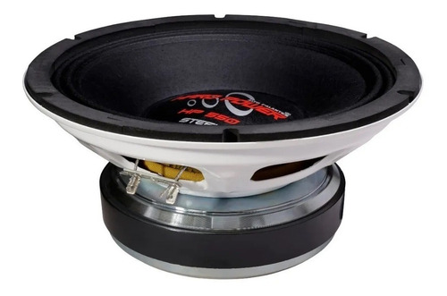 Alto Falante Woofer Hardpower Hp 550 Steel 10 Pol Cor Preto