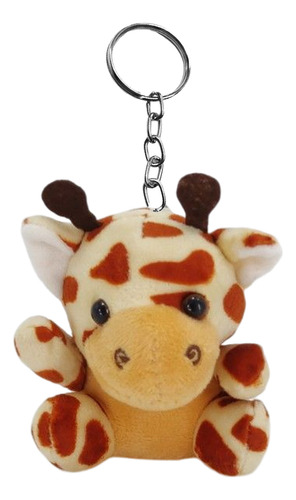 Girafa De Pelucia Chaveiro Para Bolsas Mochilas Estojo