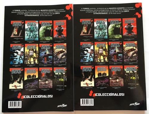 Comic Skybound: The Walking Dead - Creados Para Sufrir, 2 Tomos. Editorial Unlimited (Usado)