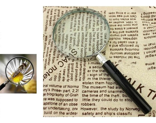 Lupa De Mano 3x, 75mm,lupa De Vidrio, Lectura, Joyería, Lupa