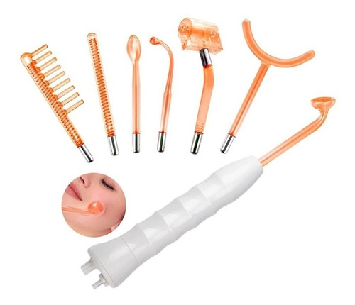 Alta Frecuencia 7 Electrodos Portátil Facial Y Corporal