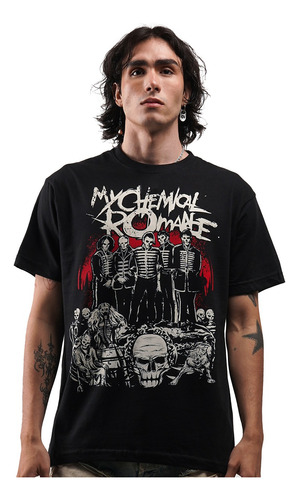 Camiseta My Chemical Romance Black Parade Band Rock Activity