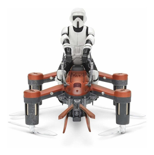 Drone Propel Star Wars 74-Z Speeder Bike marrón y blanco 1 batería