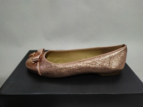 Zapatos Michael Kors Original Sin Caja Oro Rosado 22.5