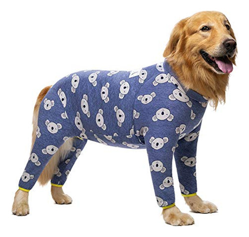 Pijama De Algodón Para Perros Medianos Y Grandes