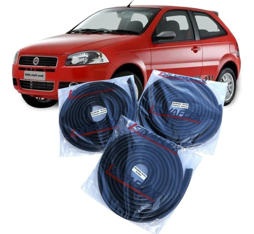 Burletes Puertas + Baul (kit X3) Fiat Palio 3p 2000/2004 Svx