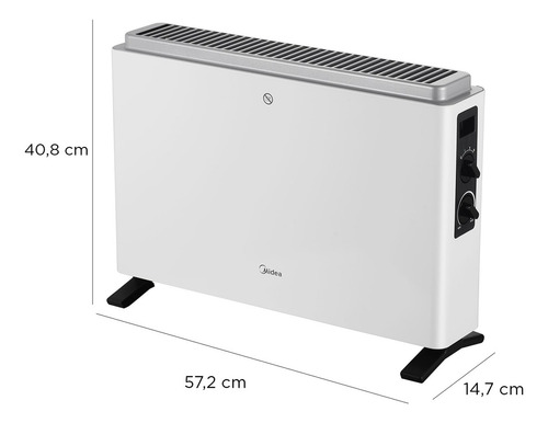 2 Convectores Midea Ndk20-21a En Blanco