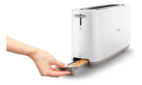 Imagen 4 de 7 de Tostadora Philips Hd2590 8 Niveles Ranura Grande Daily Collection