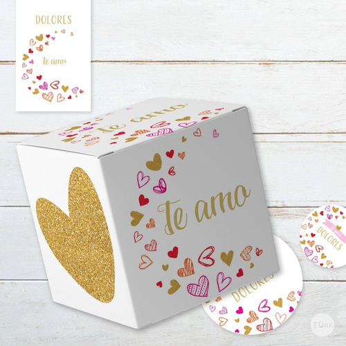 Kit Imprimible Decoracion San Valentin Enamorados Corazones 