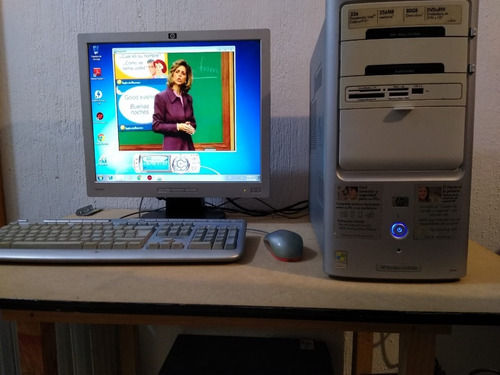 Computadora Hp Paviolion A1200la + Curso De Inglés