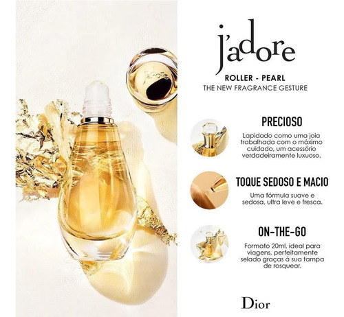 Jadore Roller Pearl Dior Feminino Eau De Parfum 20ml