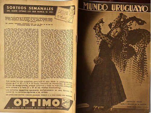 Mundo Uruguayo N° 1155 Nacional Ganó A Central 1941