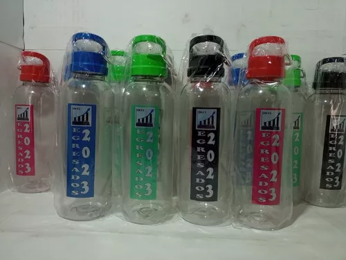 Botellas personalizadas con pico Souvenirs y/o Egresados 750cc