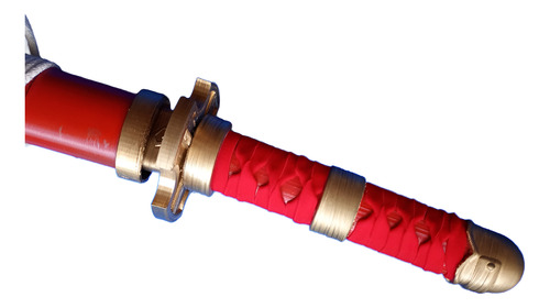 Katana Zoro Roronoa - Espada De 3d Ginyokuprops Rojo