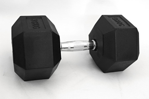 Par De Dumbbell Hexagonal Emborrachado 10kg