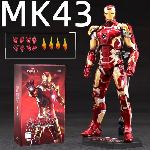 Figura De Acción Zd Original Iron Man Mark43, Modelo Articul