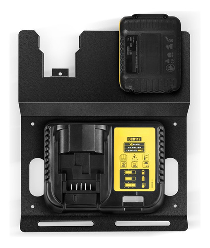 Riuog Soporte De Pared Para Batería Dewalt De 20 V Y Carga.