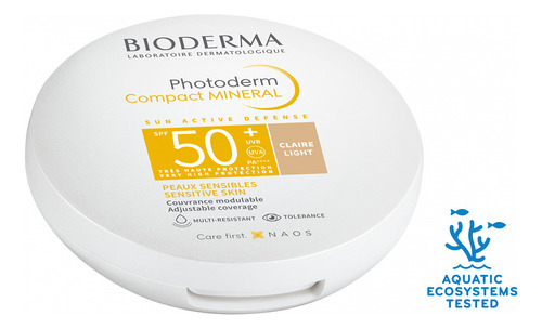 Protector Solar Compact Mineral Spf50+ Claire Ligth Bioderma