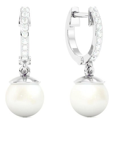 Charme De Vie Pendientes De Gota De Perlas B0clgfwycg_150324