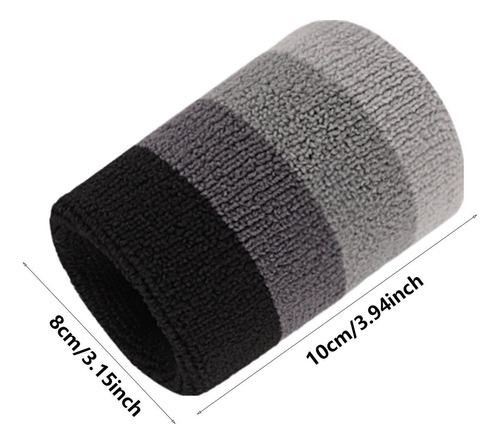 Muñequera Banda Gradiente De Absorción De Sudor Para Protecc