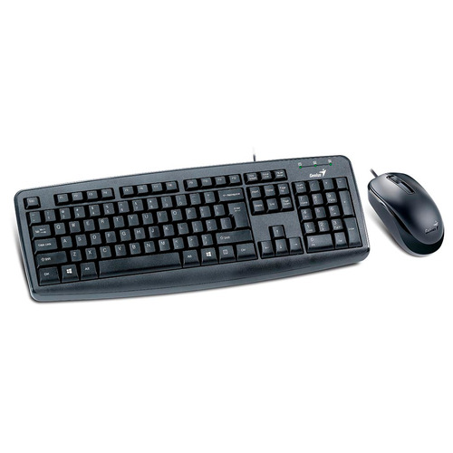 Combo Genius Teclado Y Mouse Km130 Usb Negro