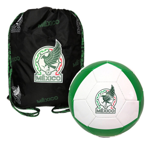 Kit Balón Y Morral De Futbol De México