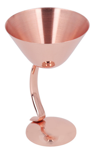 Copa De Cóctel Metálica 150ml De Acero Inoxidable Martini Co