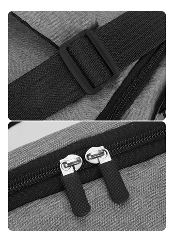Bolso Bandolera Para Cámara, Bolsa De Gris Grande