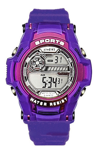 Reloj Digital Impermeable 30 M  Deportivo + Estuche