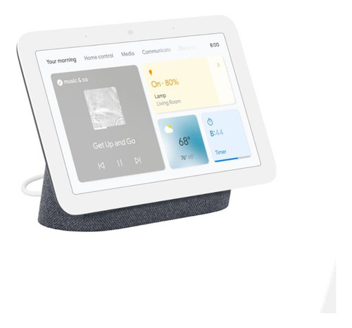 Imagen 5 de 9 de Google Nest Hub 2nd Gen con asistente virtual Google Assistant, pantalla integrada de 7" charcoal 110V/220V