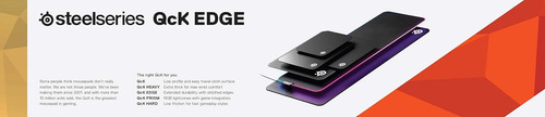 Alfombrilla De Ratón Steelseries Qck Edge De Tela Para Juego