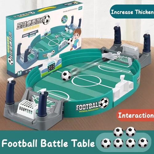 Compra online de Jogo de tabuleiro de futebol de mesa com 10 bolas,  brinquedos interativos pai-filho, mini bola de jogo de mesa, brinquedos de  futebol, jogos competitivos