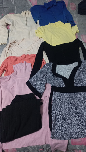 Excelente Lote De Ropa 100 Prendas Ideal Feriantes!!! Fucsia