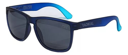 Lentes De Sol Navy Radikal Racing Oridinal Avant Motos Lente Negro Varilla Azul Armazón Negro Diseño Compass