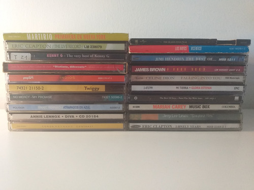 Lote De 20 Cds (mariah Carey Clapton Hendrix) - Oferta! 