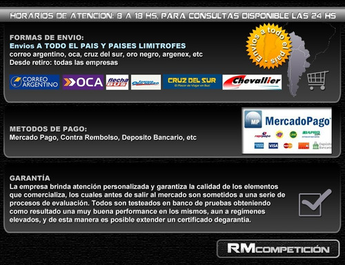 Imagen 6 de 7 de Bancadas De Acero Ford 188 221 Tc Tc Pista Tc Bonaerense Arp